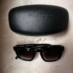 Salvatore Ferragamo Black Sunglasses